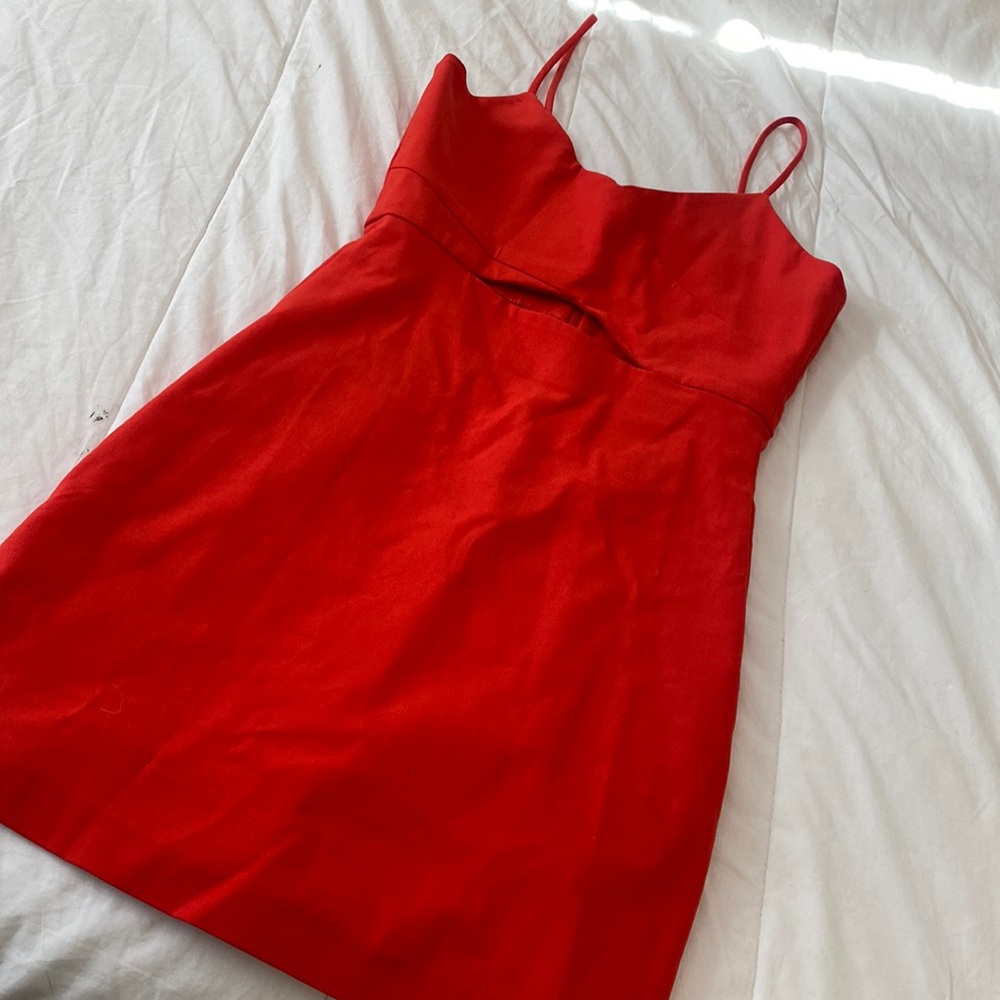 ZARA mini cutout dress
